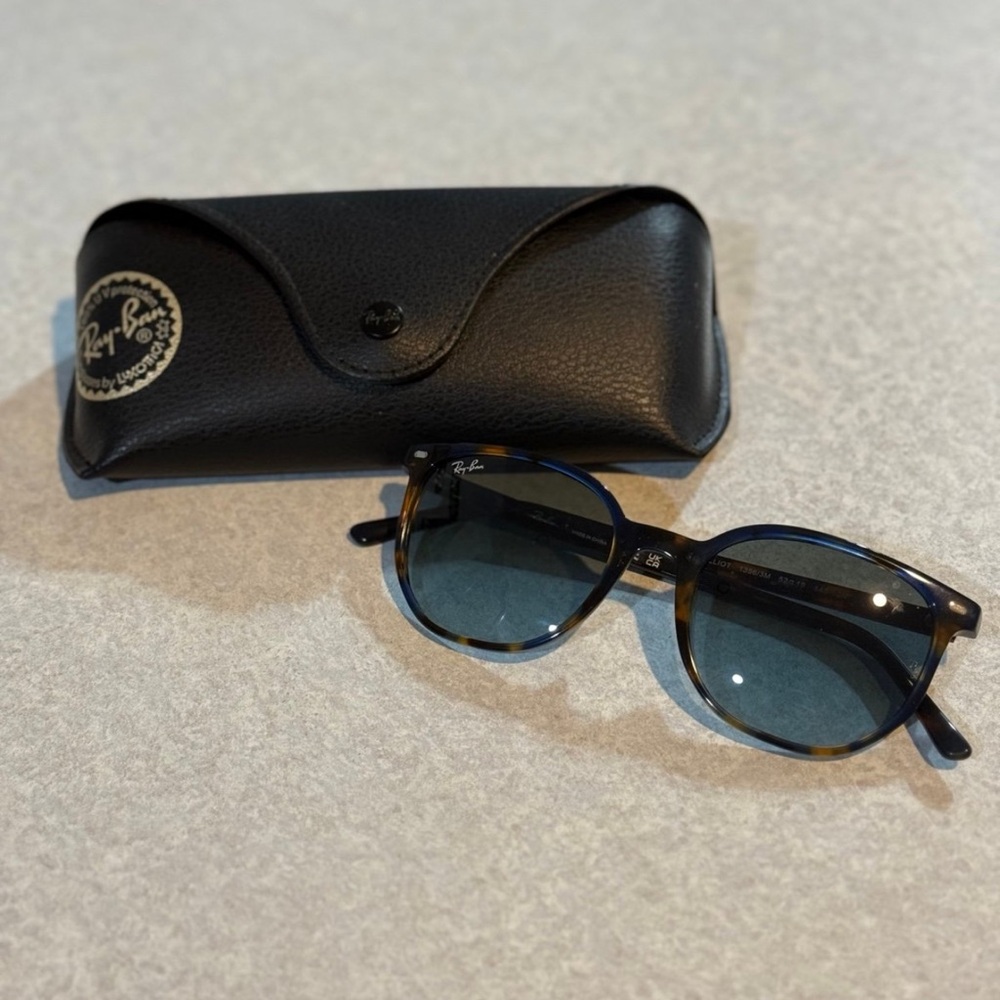 Ray-Ban Polished Yellow and Blue Havana Sunglasses